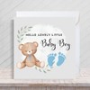 Second Ave Baby Boy Newborn Welcome Congratulations Blue Bear Square