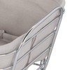 Relaxdays Bread Basket Metal with Fabric Insert, Square, Breakfast Basket