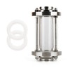 Beduan in-Line Sight Glass with Tri Clamp End, Sanitary Flow