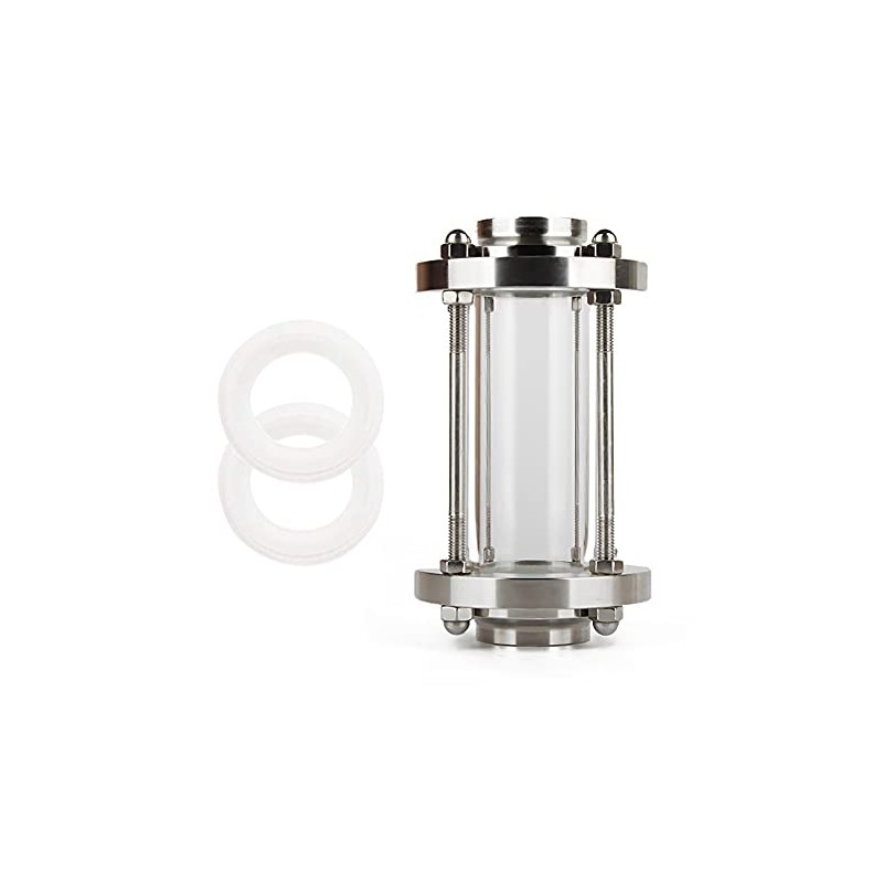 Beduan in-Line Sight Glass with Tri Clamp End, Sanitary Flow