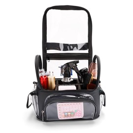 Ipetboom Hairdresser Tools Organizer Bag Large Makeup Case Zipper Closure for Salon Travel Outdoor Use Design for Barbers Stylists Artists