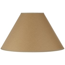 Cal Lighting SH-8109/15-KF Transitional Shade from Kraft Coolie Collection in Gold, Champ, Gld Leaf Finish, 15.00 inches,Beige