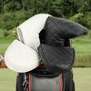 Golf Mallet Putter Head Cover Magnetic Closure Side-shaft Golf Club