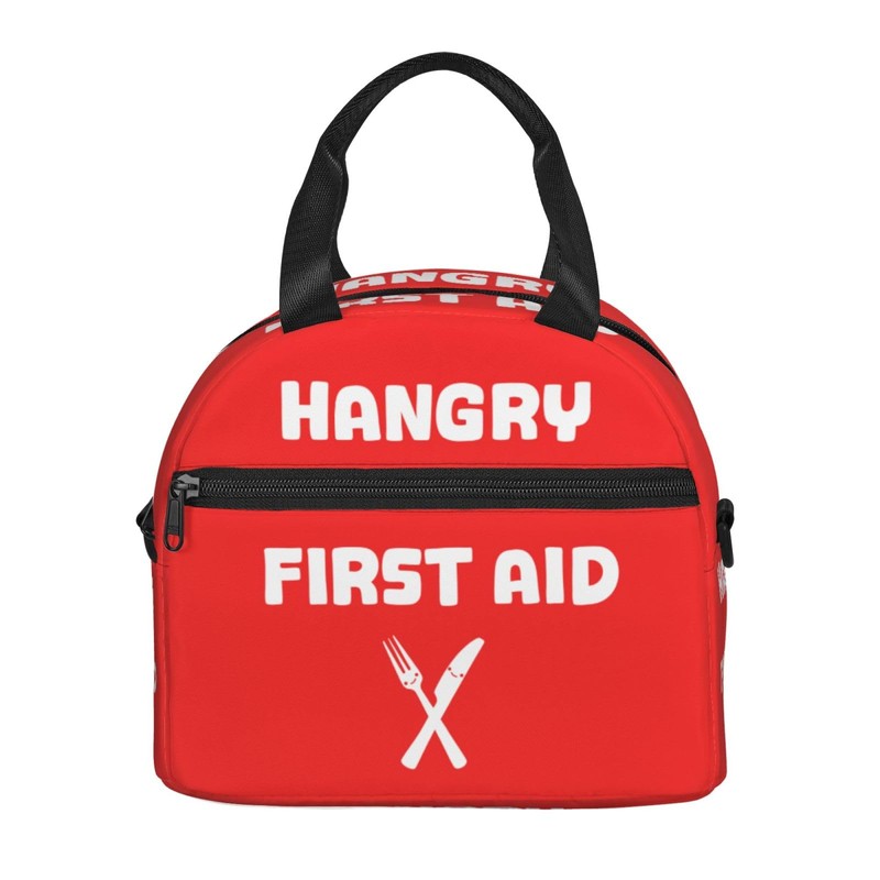bassyil Hangry Insulated Lunch Bag Reusable Lunch Box With Adjustable