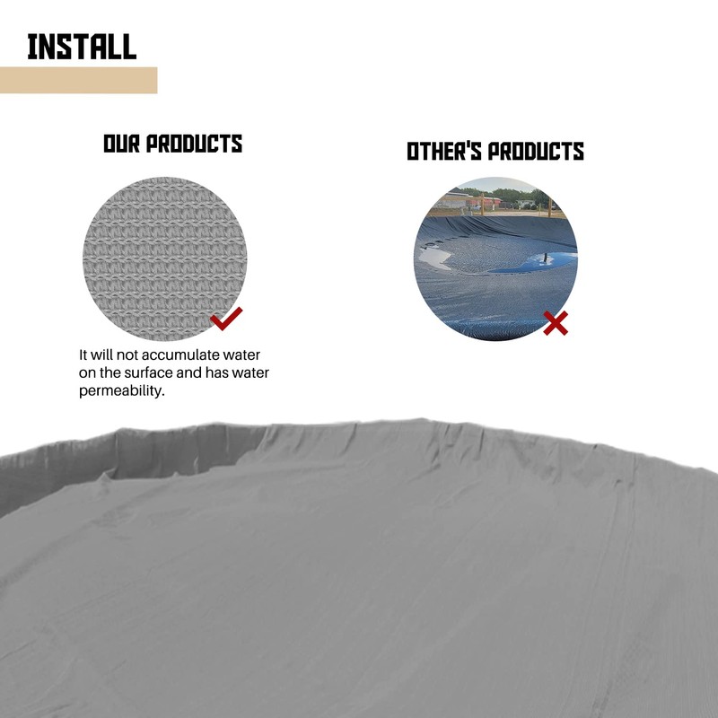 TANG 22' ft Round Pool Covers for 18 Feet Round