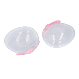 2 Vasos Recolectores de Leche Materna con Tapas, Recolección Automática y Fácil Operación, Material de Silicona Suave, longitud 11 Cm, Ideal para un  