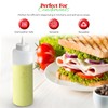 OCS Parts 8 Ounce Clear Squeeze Bottle | Easy to