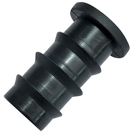 AERZETIX - C60680 - Set of 20 Ribbed Caps for Diameter 20 mm Garden Hose - Cap at the End of the Pipe for Drip Irrigation System