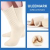 ULEEMARK - 6 pares de calcetines neutros, calcetines deportivos de