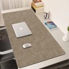 BJGMOK Faux Leather Desk Pad Protector, Large Desk Mat, Keyboard