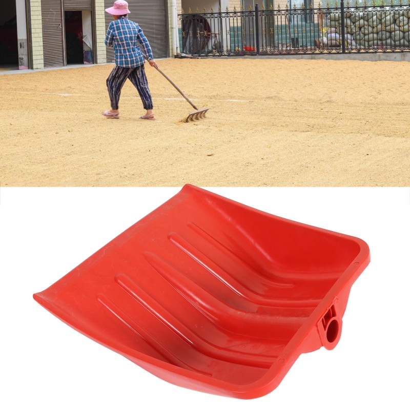 Snow Shovel Red Thickened PP Plastic Wear Resistant Tough Kids