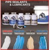 Supply Giant SWQUTCHF16 Pipe Grip PTFE Thread Sealant; 16 oz;