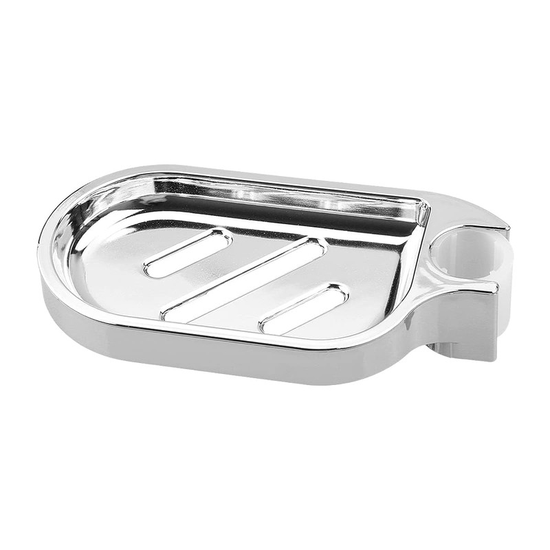 Soap Dish, Jagowa Soap Case Holder Shower Clip-on Rod Slide
