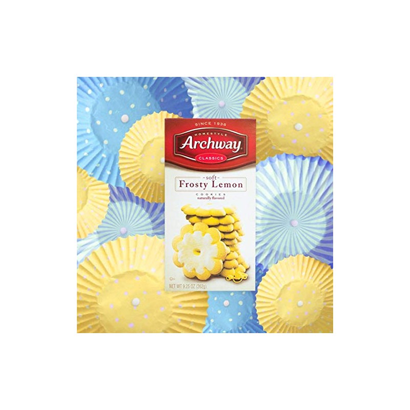 Archway Classics Soft Frosty Lemon Cookies, Three 9.25 oz. Trays