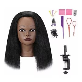 Sophire Maniqui Cabeza Cabello Natural Negro 35.5 Cm Sophire