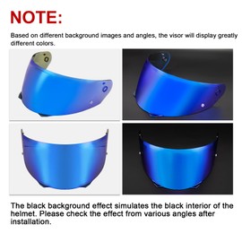 PSLER i90 Visor - i90 Helmet Tinted Visor HJ-33 Face Shield Motorcycle Helmet Visor for i90 HJ-33,Deep Blue