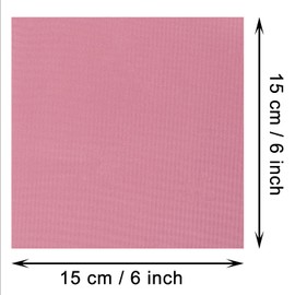 PPhtony Foil Candy Wrapper 100Pcs 6x6 Inch Aluminum Chocolate Bar Wrapping Paper Sheets for Wedding Birthday Christmas (Pink, 6x6)