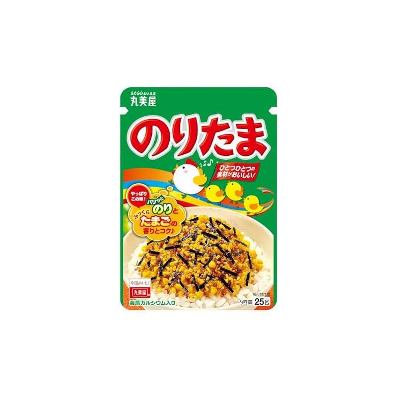 Marumiya Furikake Tama Seaweed Egg Flavour 25g Japanese Rice Topping