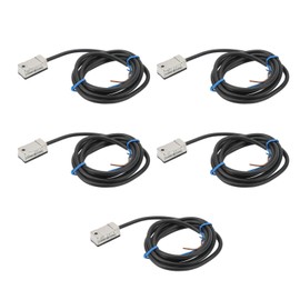 5PCS Magnetic Switch with Cable 100mA Magnetic Sensor for Electric Circuit Control AC DC 5‑240V