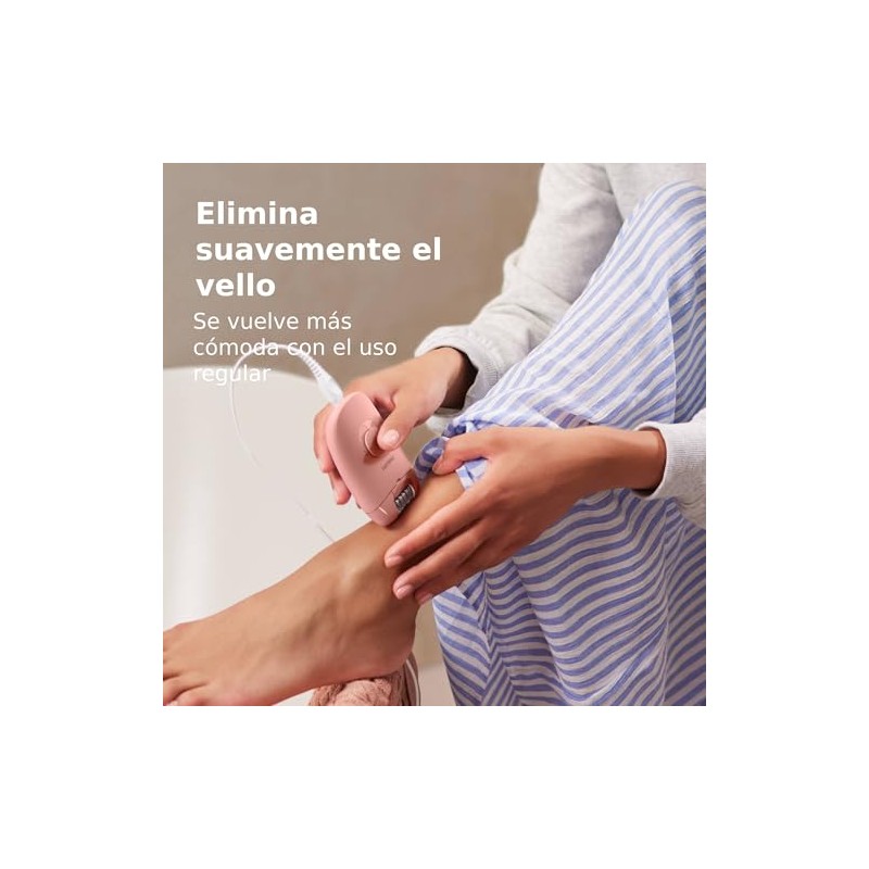 Philips Depiladora Eléctrica Serie 2000 para Mujer Uso en Piernas