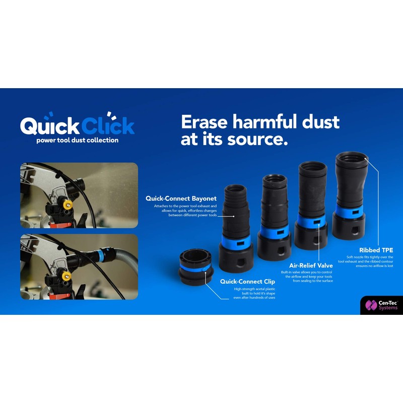 Cen-Tec Systems 94720 Quick Click 20 Ft. Hose for Home