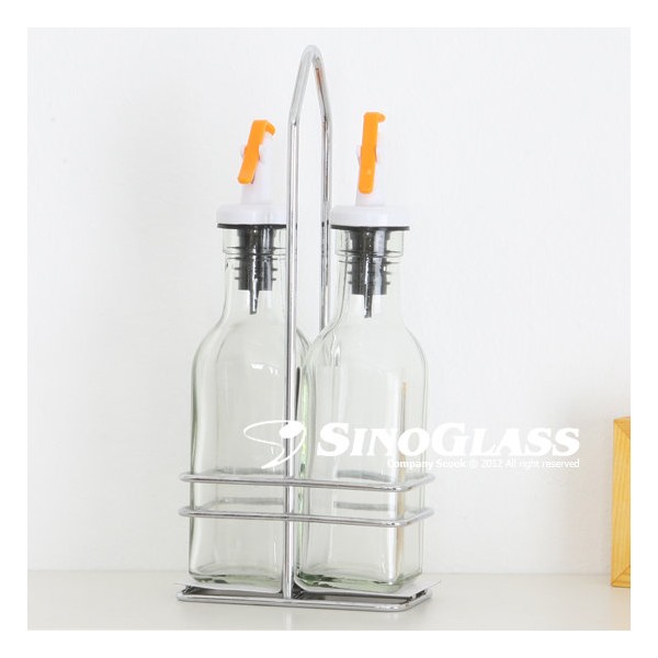 Gray stand oil bottle 500ml 3pcs set / LARGE with