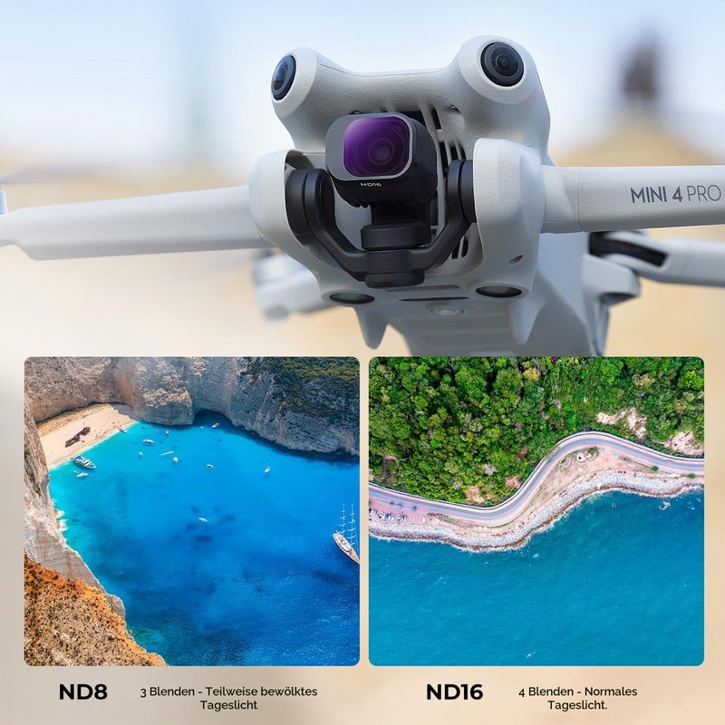 K&F CONCEPT Mini 4 Pro ND Filter Set, Polarising Filter,