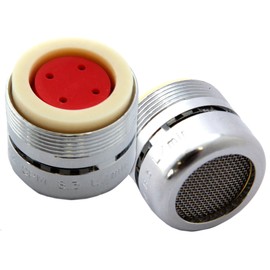 8 Pc Lifesaver Pro-pack Spring Flo 2.2 Gpm Slotted Faucet Aerator Dual Threaded/Aerated Full Stream | Plumbers Choice