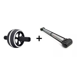 Yelio Rueda Para Abdominales + Barra De Entrenamiento Iso7