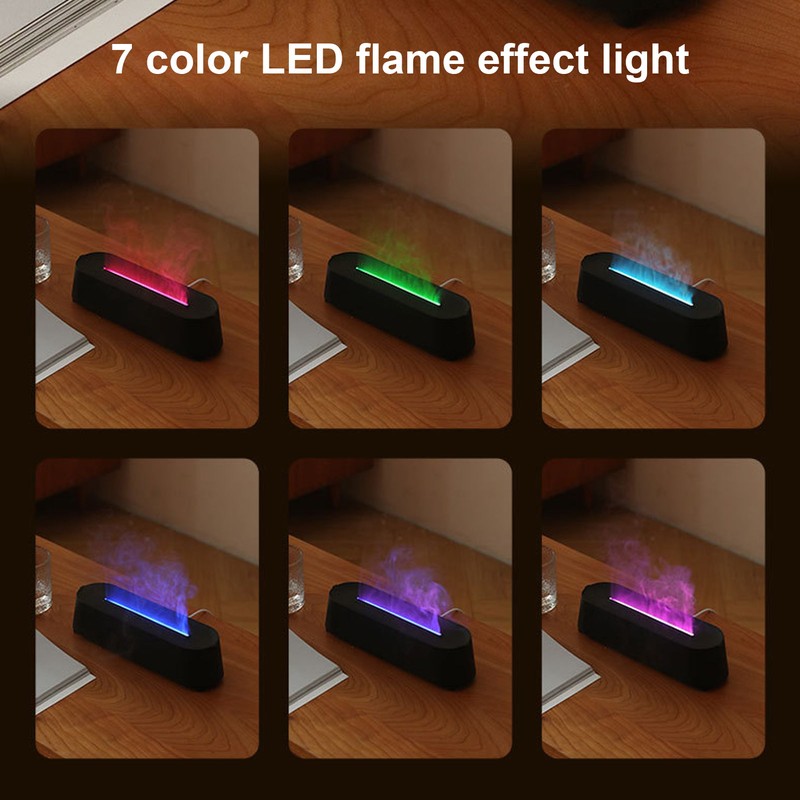 300ml Aromatherapy Diffuser 3 in 1 Flame Colorful Light Aroma