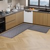 Machine Washable Kitchen Rugs Set (24" x 36"+24" x 60"),