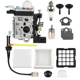 A021004600 SRM 2620 Carburetor for Echo SRM 2620T SRM-2620 PPT2620 PE 2620 PB2620 SRM2620 Fuel Line Kit for Shindaiwa T262 T262X LE262 Air Filter Tune Up Kits Trimmer Spark Plug Parts