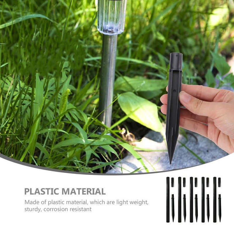 Yardwe Light Replacement Stakes, Flame Lamp Extension, 1 Set Landscaping
