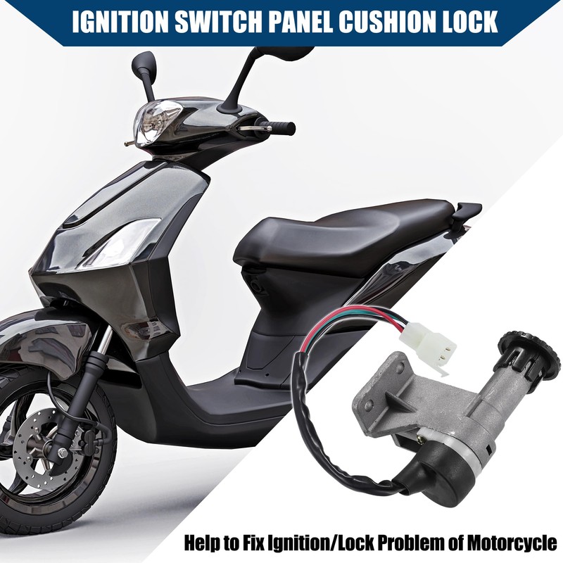 Hihaha Ignition Switch Lock Cylinder Panel Lock Cushion Lock w/Key