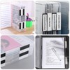 volumoon Pack of 4 A4 Document Box, Plastic Box with