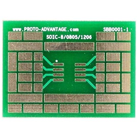 (Qty 5) Proto-Advantage SOIC-8 with 0805, 1206 SMT Adapter Breadboard