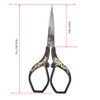 Vintage Stainless Steel Sewing Scissors Classical Cutting Embroidery Crafts Tool