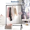 Boshangjia Industrial Pipe Clothing Rack Free Standing,Vintage Style Detachable Garment