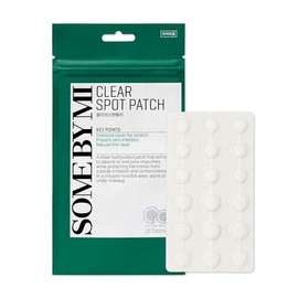 SOME BY MI 30 Days Miracle Clear Spot Patch - Pack of 1, 18 Counts, 2 Size(10mm 9Counts, 12mm 9Counts) - Invisible Hydrocolloid Skin Trouble and Pimpl