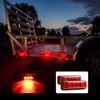 Nilight - TL-32 2PCS 3.9Inch 3 LED Truck Trailer Red