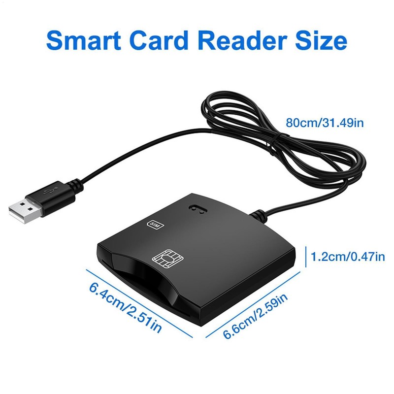 CAC Reader | Plug and Play Credit Card Reader -