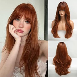 Peluca Ondulada Larga y Rizada para Cosplay, Peluca Rubia Larga con Flequillo para Mujer, Peluca Rubia Ondulada y Rizada, Pelucas de Halloween de Cabeza Completa para Mujer, (Rosa)