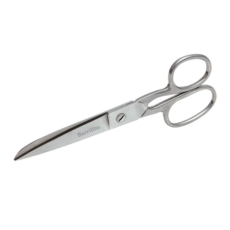 Barrilito 8341-7CN Tijera forjada en acero inoxidable ojo grande en