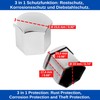 Wheel Bolt and Nut Caps Set, 21 Pieces, for 19