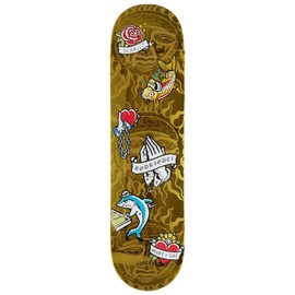 Primitive x Sublime Badfish Rodriguez Skateboard Deck - Gold - 8.125"