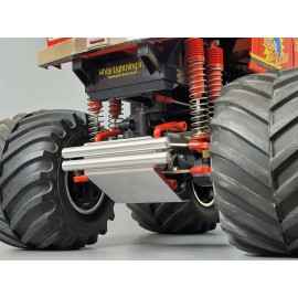 Tamiya Aluminum Axle Bar Bumper Guard Skid for Tamiya 1/10 Super Clodbuster Bullhead