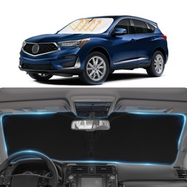Windshield Sun Shade Sunshade for Acura RDX SUV Windshield Cover Custom Fit 2013-2025 2026 Acura RDX Tech, A-Spec, Advance Accessories Sun Visor Protector Front Window UV Blocker Car Accessories