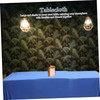 CIYODO 6ft Table Cover Fitted Stretchy Tablecloth for Folding Tables