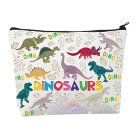 Dinosaur Gifts Makeup Bag Dinosaur Makeup Bag Dinosaur Gifts Dinosaur Lover Gifts Dinosaur Cosmetic Travel Bag Zipper Pouch (Dinosaur Makeup Bag)