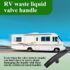HABNVUON 2PCS RV Waste Water Valve Handles, Water Tank Handles